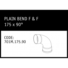 Marley Redi Plain Bend F&F 175 x 90° - 701M.175.90